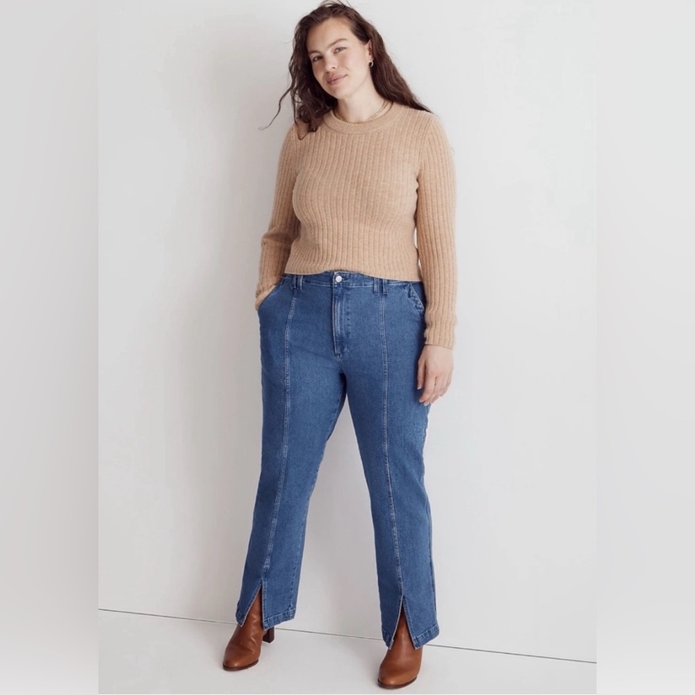 Madewell Perfect Vintage Straight Jean with front seam
